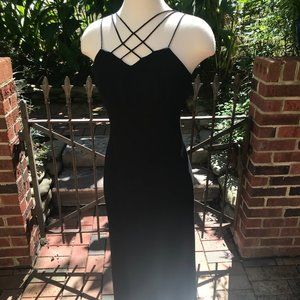 Black Cocktail Party Semi Formal Dress